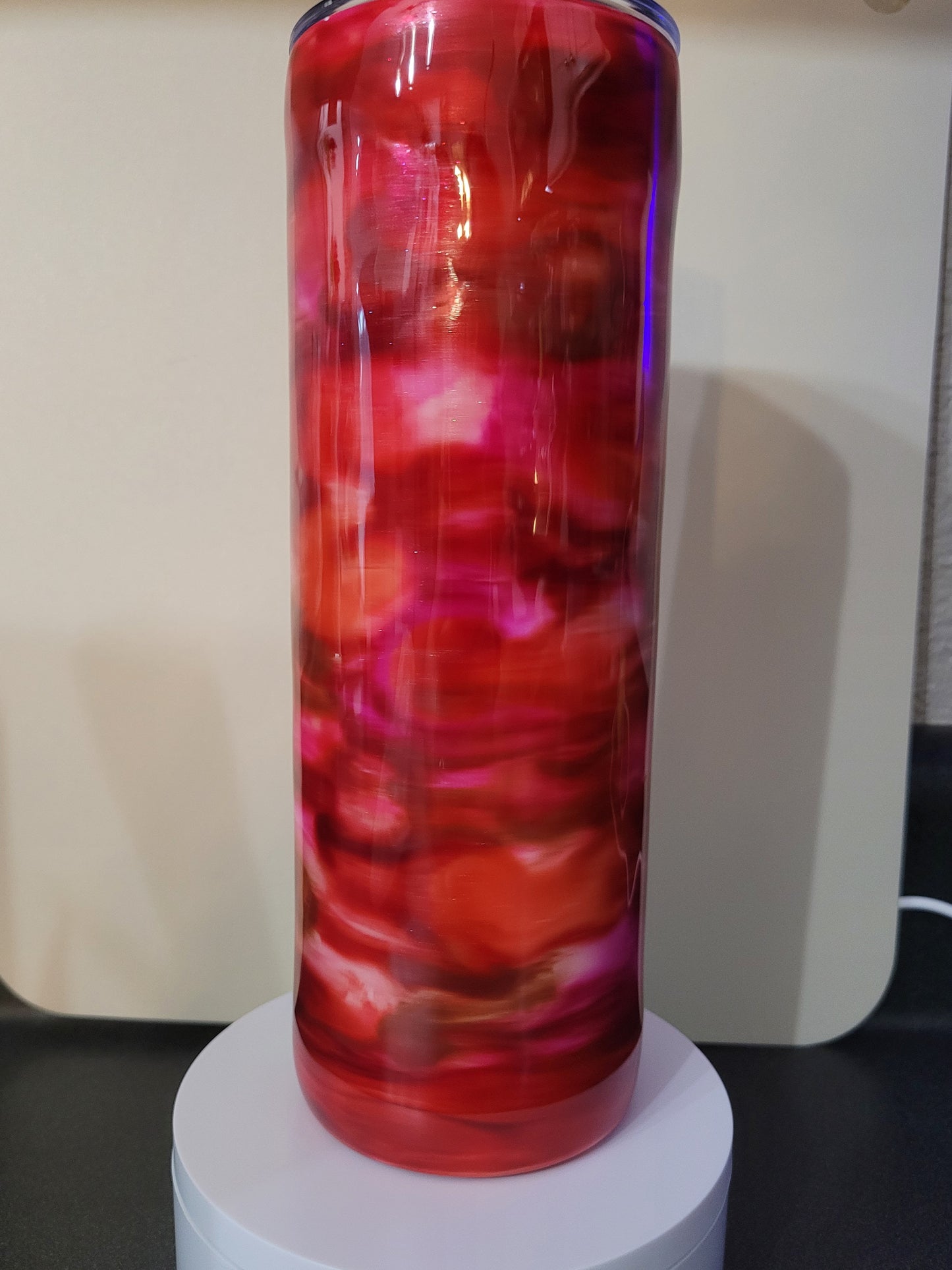 Pink and Red Swirl
