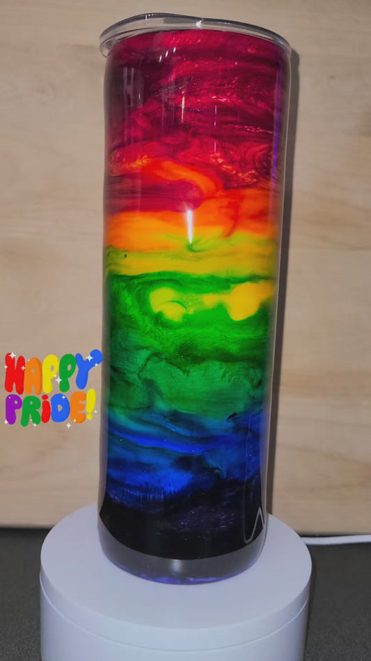 Rainbow Pride Tumbler.